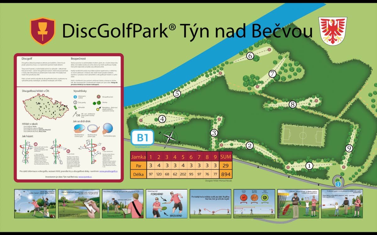 mapa hřiště