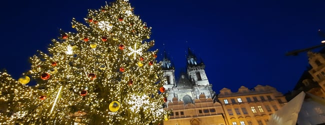 Vánoční mapa Pražských zkratek