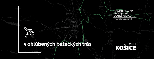 Mapy Košíc: Obľúbené bežecké trasy
