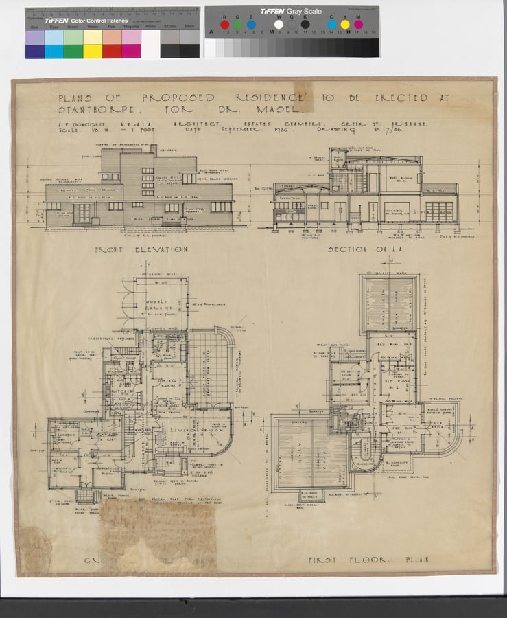 MASEL RESIDENCE AKA DIAMOND RESIDENCE, ARCHITECT CHARLES WILLIAM THOMAS FULTON, 1938