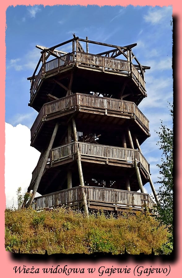 Gajewo - wieża widokowa w Gajewie