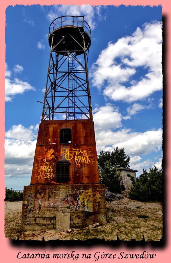 Hel - nieczynna latarnia morska na Górze Szwedów