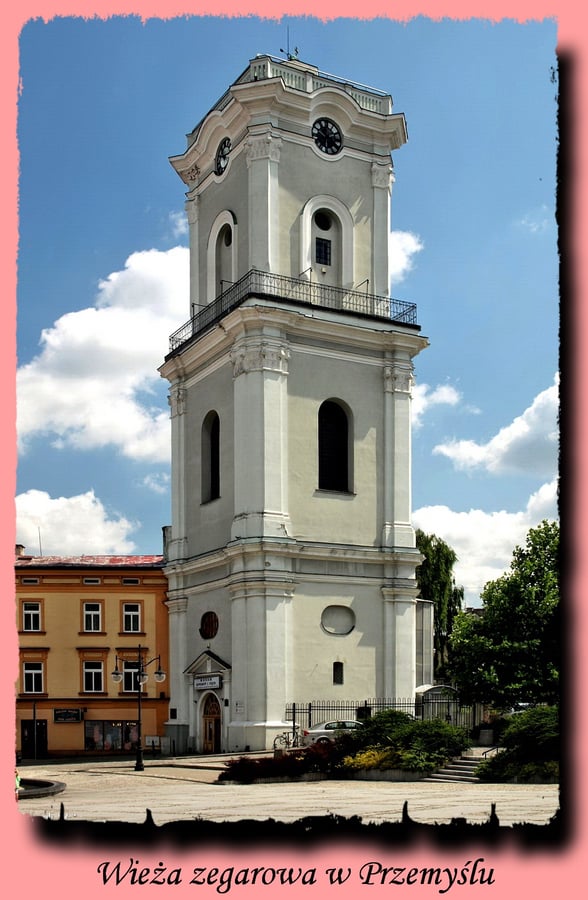 Przemyśl - wieża zegarowa w Przemyślu