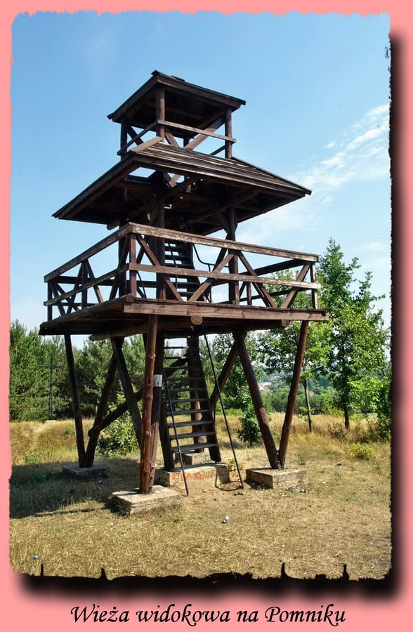 Wola Uhruska - wieża widokowa na Pomniku