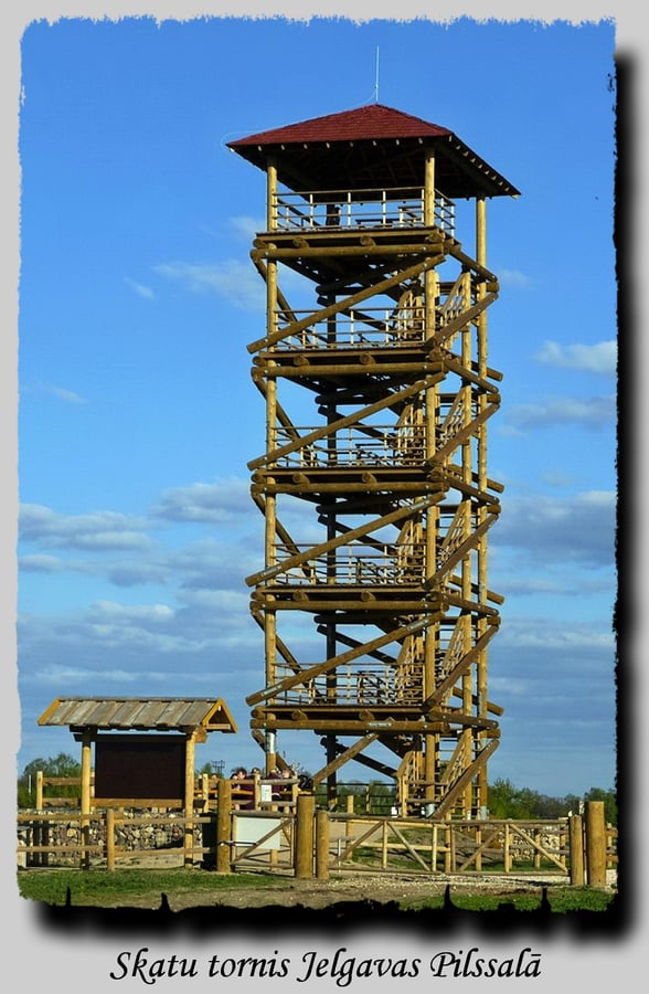 Jelgava - Skatu tornis Jelgavas Pilssalā