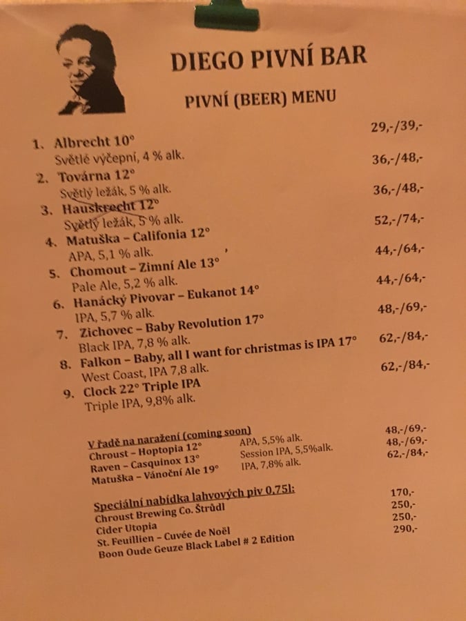 Diego pivní bar
