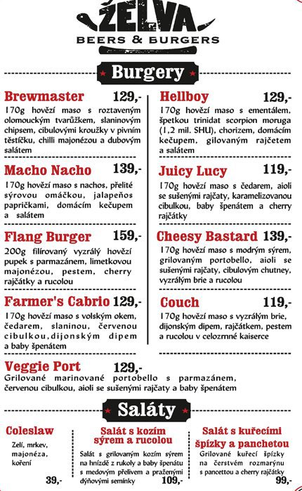 Želva Beers & Burgers