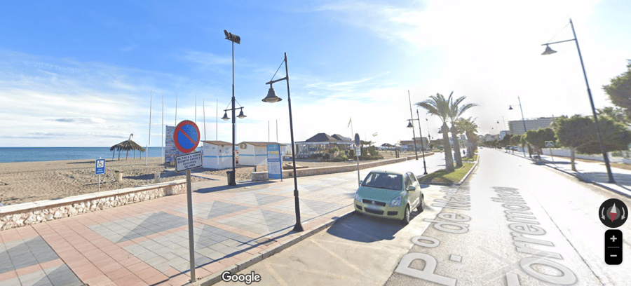 Bezbariérová pláž Torremolinos Španělsko