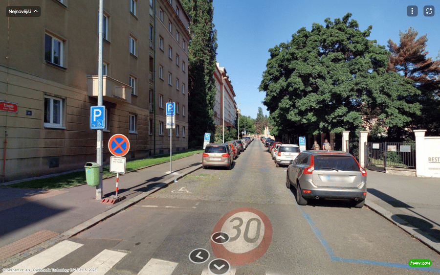 Parkoviště Čínská ul., Praha 6