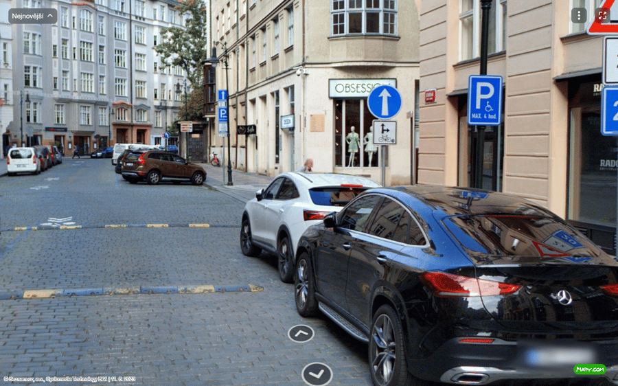 Parkoviště Široká ul., Praha 1