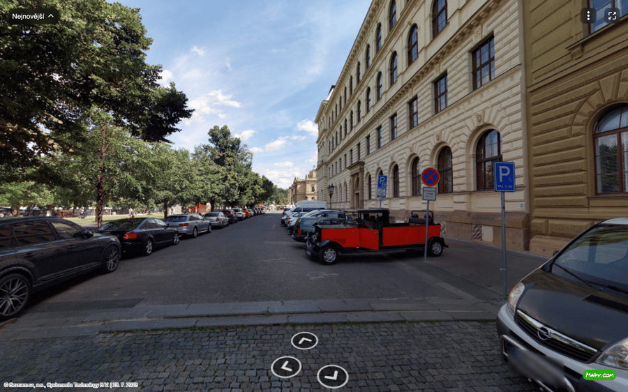 Parkoviště Alšovo náb., Praha 1