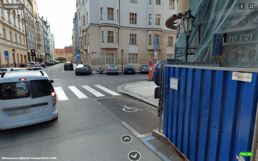 Parkoviště Bílkova ul., Praha 1
