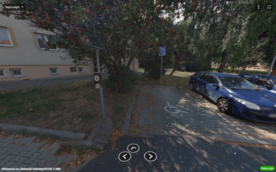 Parkoviště Bohdanečská ul., Praha-Vinoř