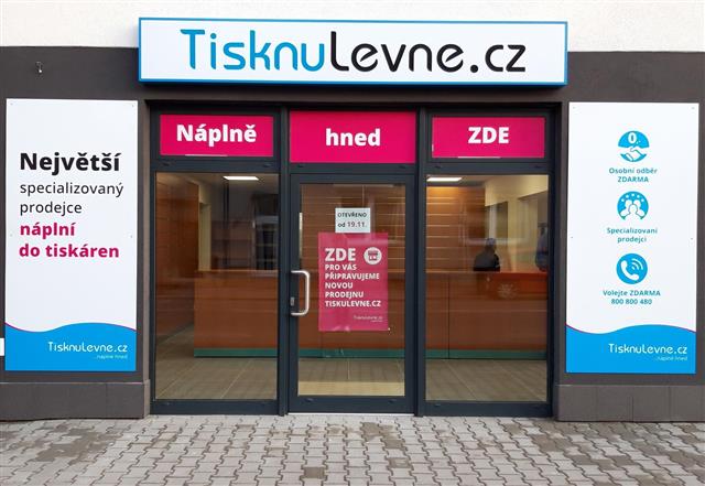 Kamenná prodejna TisknuLevne.cz