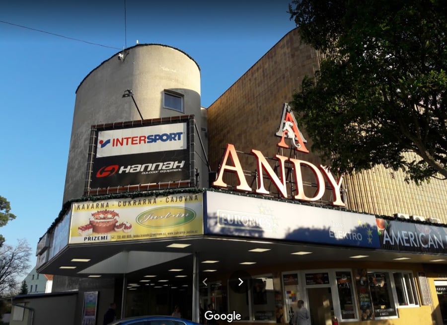 Toaleta v Obchodním domě Andy