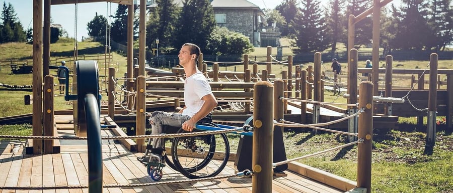 Workout & Parkour hřiště vhodné i pro vozíčkáře