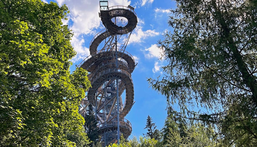 Świeradów Zdrój - Sky Walk - stezka v oblacích