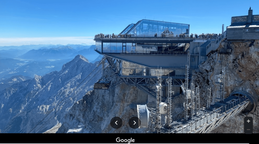 Zugspitze - lanovka - nejvyšší hora Německa