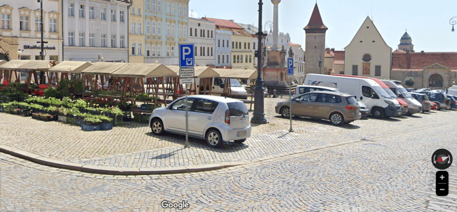 Parkoviště Masarykovo nám., Znojmo