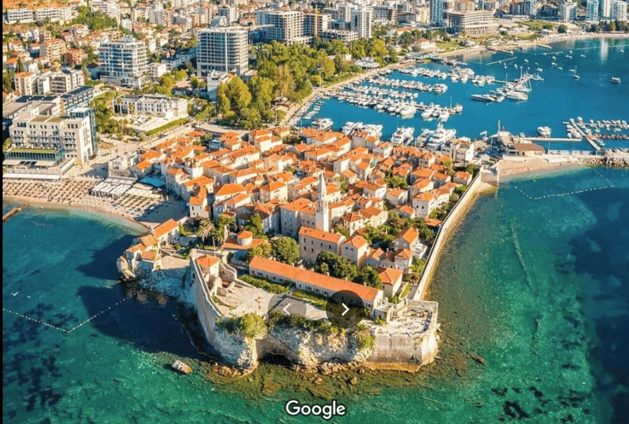 Přístup do vody Budva
