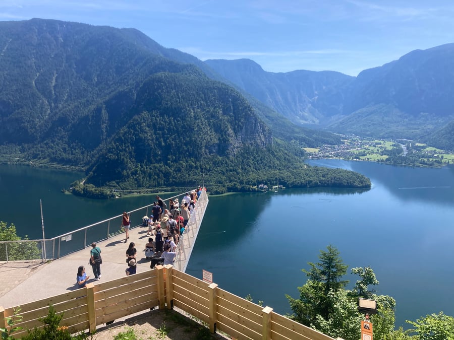 Vyhlídka Hallstatt Skywalk Rskousko