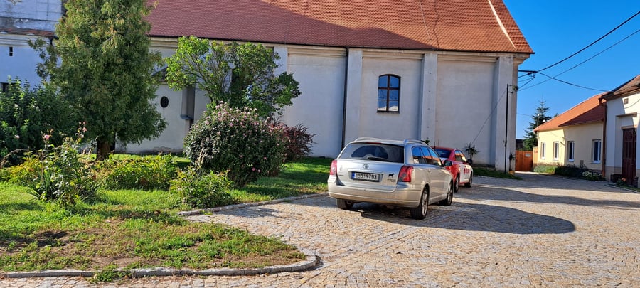 Trasa okolo obce Lukov