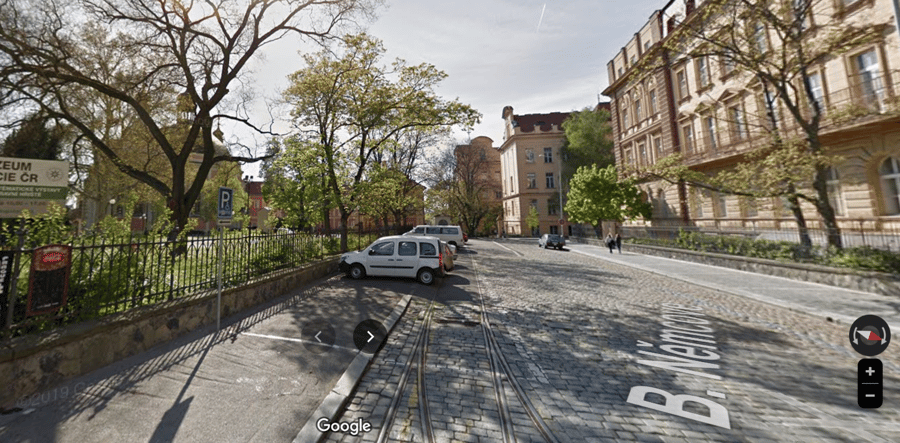 Parkoviště u Muzea Policie ČR, Praha