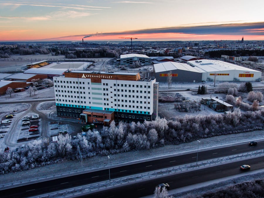 ArenaHotellet i Uppsala, Švédsko 