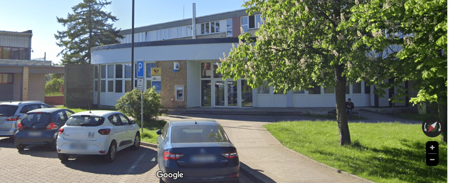 Česká pošta Riegerova ul. Cheb 