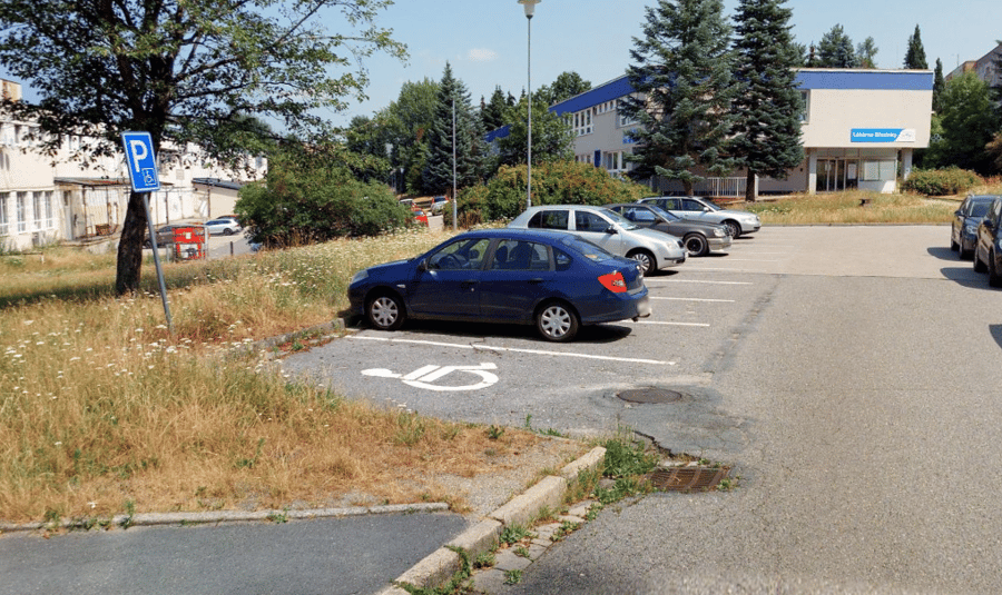 Parkoviště Březinova ul., Jihlava 