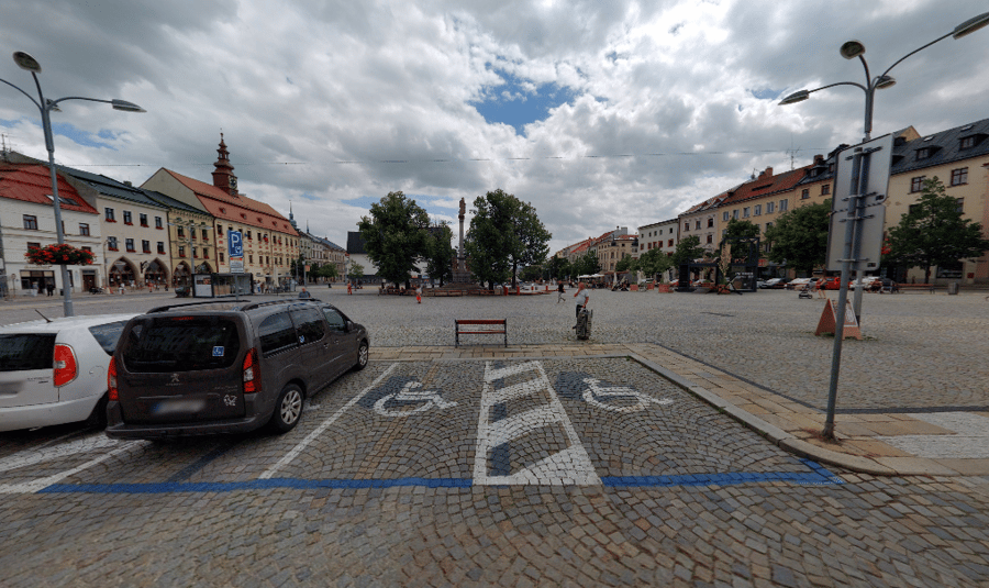Parkoviště Masarykovo nám., Jihlava 