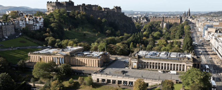 Skotská Národní galerie, Edinburgh, Skotsko 