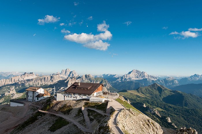 Lagazuoi - lanovka, Cortina d'Ampezzo, Itálie