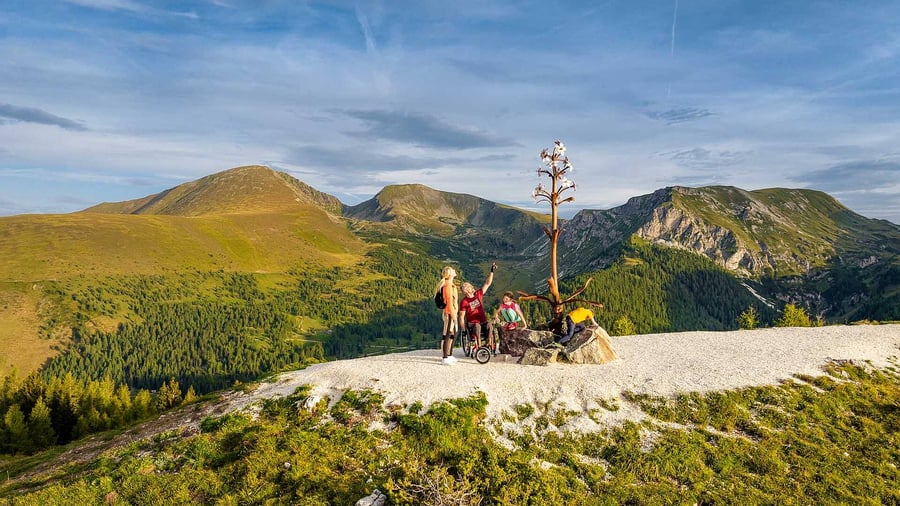 Horská stezka Brunnach v Bad Kleinkirchheim