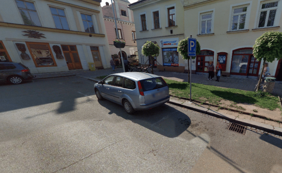 Parkoviště, Masarykovo nám., Třebechovice pod Orebem