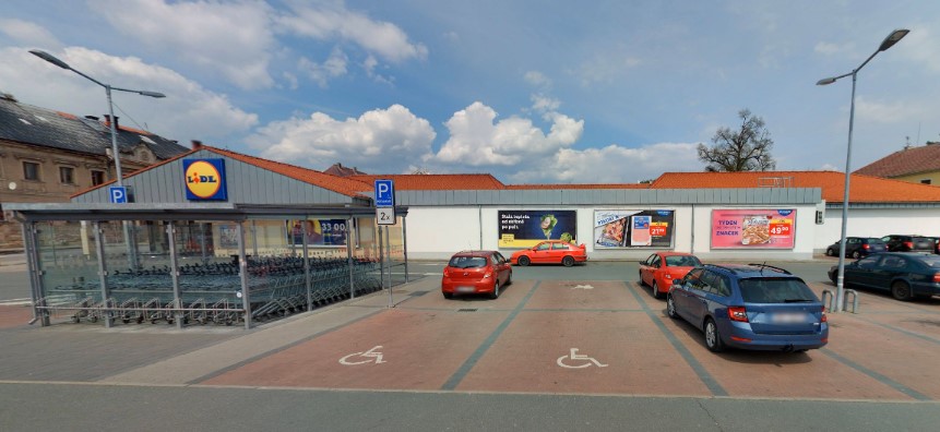 Parkoviště Lidl, Riegrova ul., Hořice