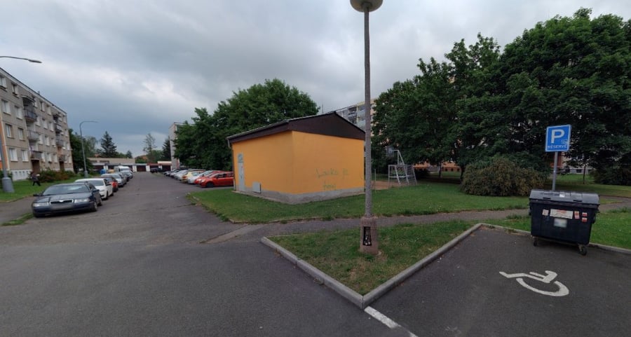 Parkoviště, Javorová ul., Rokycany