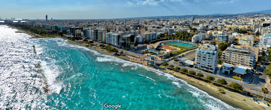 Sjezd do moře, Limassol Dasoudi, Kypr 