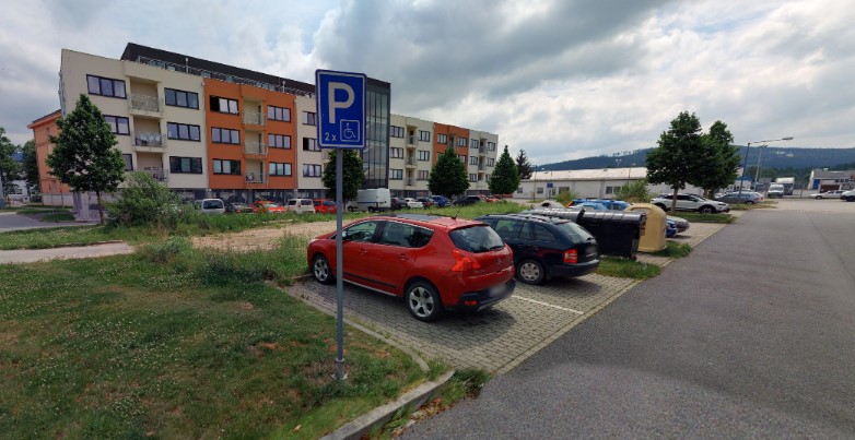 Parkoviště, Armádní ul., Rokycany