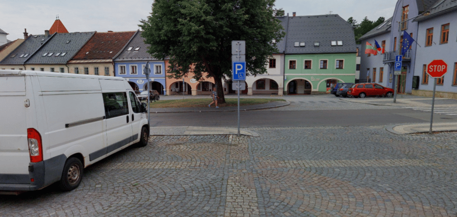 Parkoviště Václavské nám., Letohrad