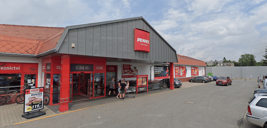 Parkoviště Penny Market, třída T. G. Masaryka, Česká Skalice