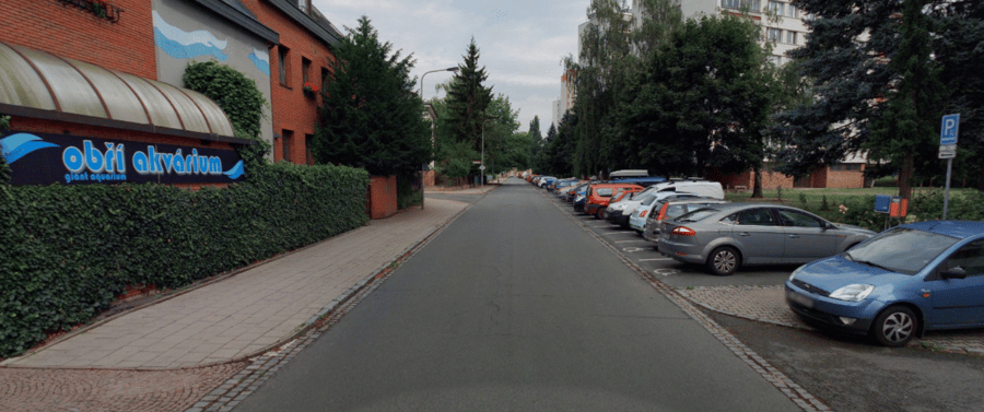 Parkoviště Baarova ul., Hradec Králové