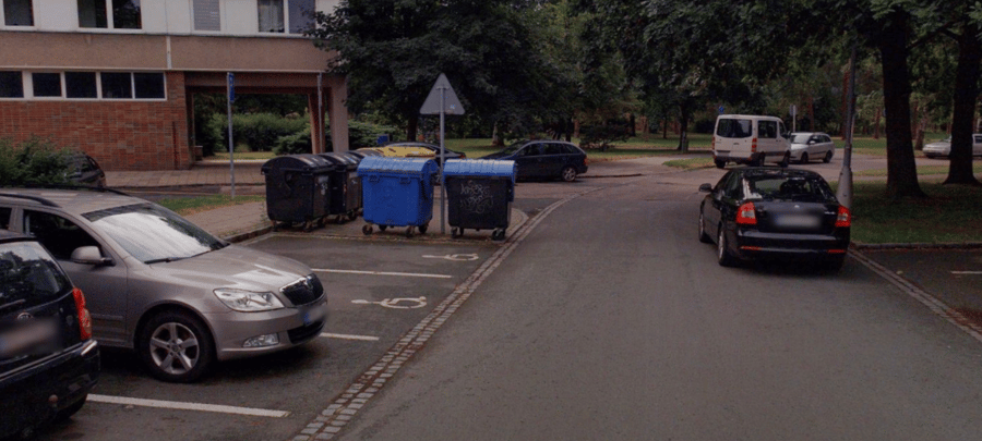 Parkoviště Baarova ul., Hradec Králové