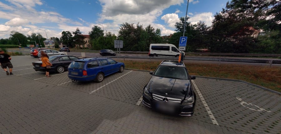Parkoviště obchodní zóna, Mostecká ul., Týniště nad Orlicí