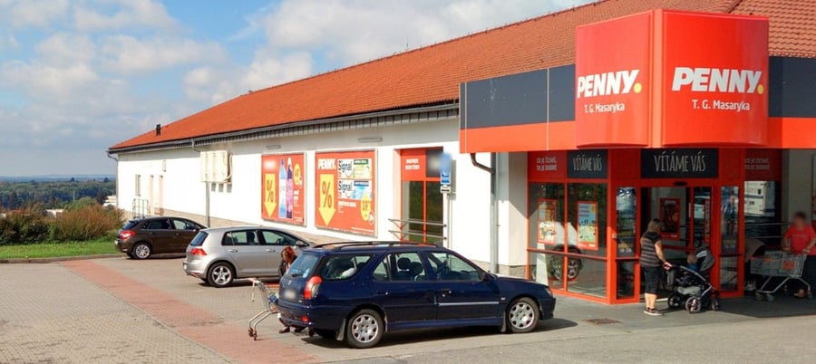 Parkoviště Penny Market, ul. T. G. Masaryka, Nové Město nad Metují