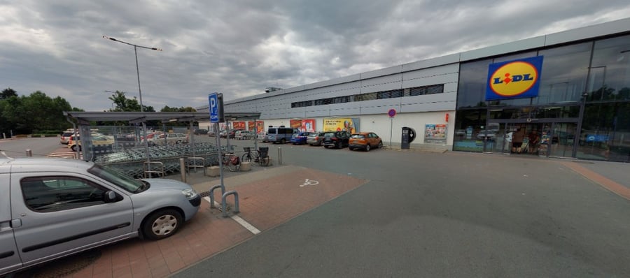 Parkoviště Lidl, ul. Víta Nejedlého, Hradec Králové