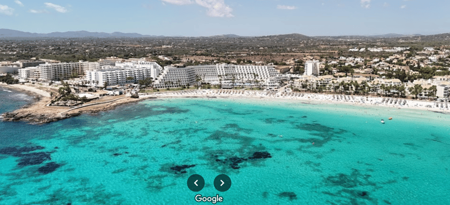 Platja de sa Coma, Mallorca, Španělsko