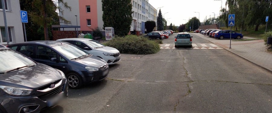 Parkoviště ul. Jana Palacha, Kutná Hora
