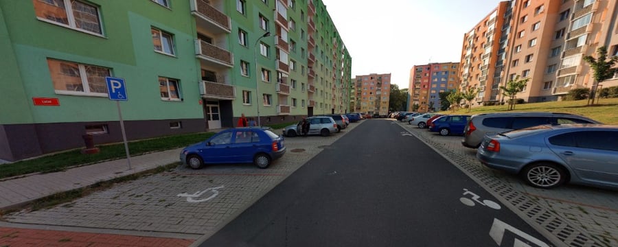 Parkoviště ul. Luční, Miřetice u Klášterce nad Ohří