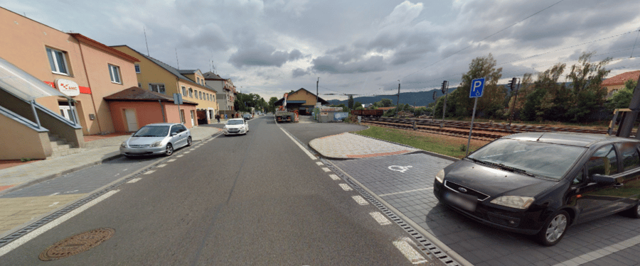 Parkoviště Nádražní ul., Klášterec nad Ohří - Miřetice u Klášterce nad Ohří